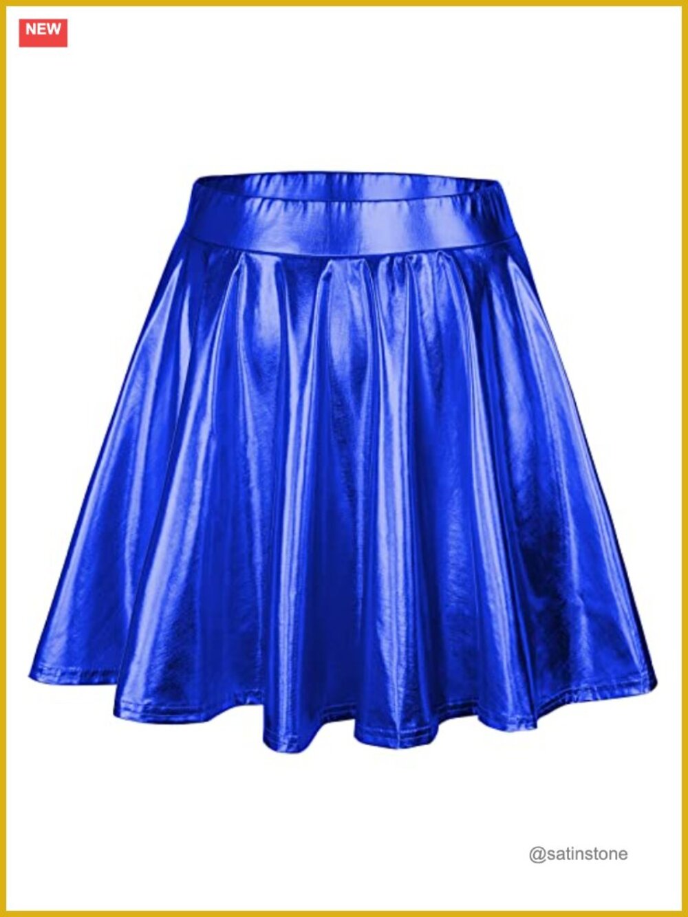 High Waisted Pleated Mini Skater Skirt Polyester Spandex Flared Tennis Skirt